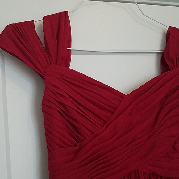 David's Bridal Short Bridesmaid Dress/Purse - Picture 2 of 4